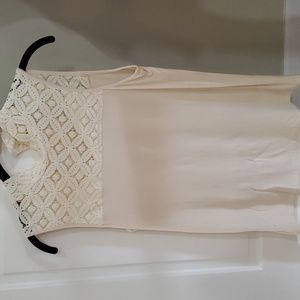 Womens sleeveless lace top